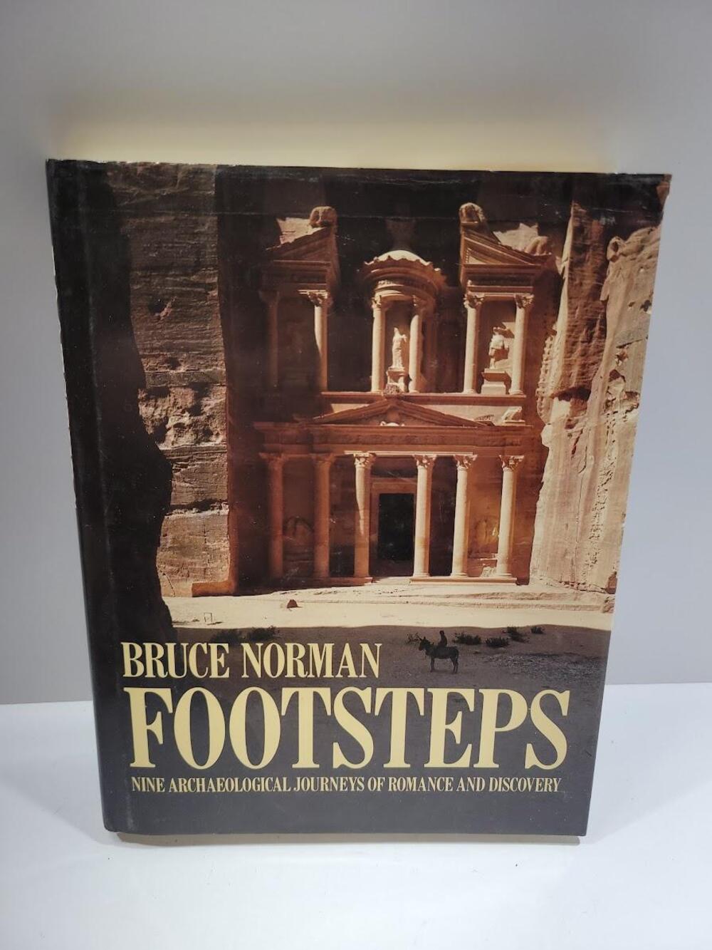 Vintage Footsteps Nine Archaeological Journeys Bruce Norman Brown HC DJ UK 1988